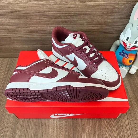 Nike Athletic Shoes in Maroon and White - Picture 6 of 9